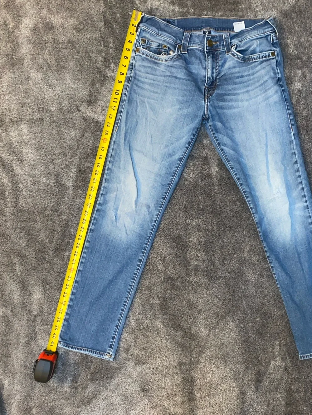 True Religion Geno Jeans Men’s 33 Distressed Vintage Fade